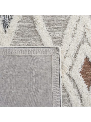 Safavieh Woll-Teppich "Casablanca" in Grau/ Weiß