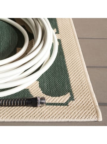 Safavieh Indoor-/ Outdoor-Teppich "Lugano" in Grün/ Creme