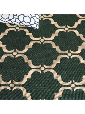 Safavieh Dywan zewnętrzny "Lugano" w kolorze zielono-kremowym