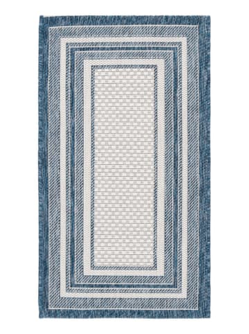 Safavieh Kurzflor-Teppich "Courtryard" in Blau