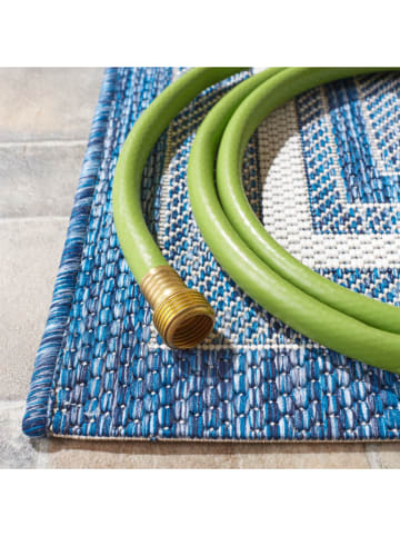 Safavieh Kurzflor-Teppich "Courtryard" in Blau