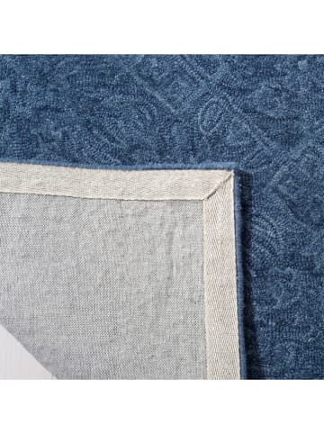 Safavieh Woll-Teppich "Dip Dye" in Blau