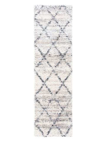 Safavieh Hochflor-Teppich in Grau/ Creme