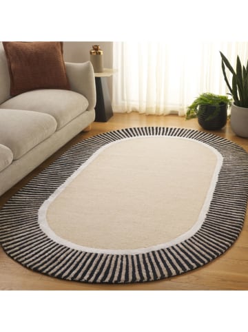 Safavieh Woll-Teppich "Fifth Avenue" in Beige/ Schwarz