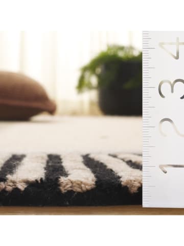 Safavieh Woll-Teppich "Fifth Avenue" in Beige/ Schwarz