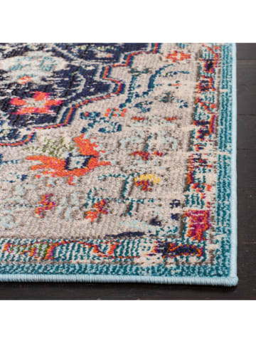Safavieh Kurzflor-Teppich ''Madison'' in Beige/ Hellblau/ Blau