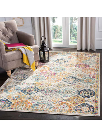 Safavieh Kurzflor-Teppich in Creme/ Bunt