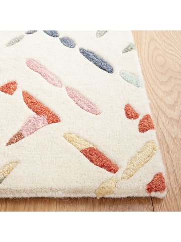 Safavieh Wełniany dywan w kolorze jasnoróżowo-błękitno-kremowym