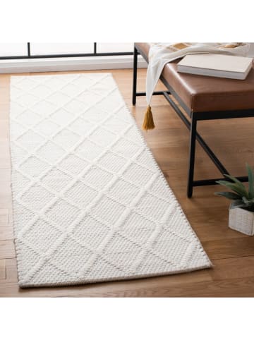 Safavieh Wełniany dywan "Natura" w kolorze białym