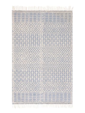 Safavieh Wełniany dywan "Natura" w kolorze niebiesko-kremowym