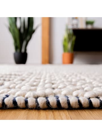 Safavieh Woll-Teppich ''Natura'' in Dunkelblau/ Creme