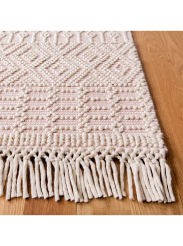 Safavieh Woll-Teppich ''Natura'' in Rosa/ Creme