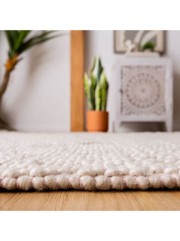 Safavieh Woll-Teppich ''Natura'' in Rosa/ Creme