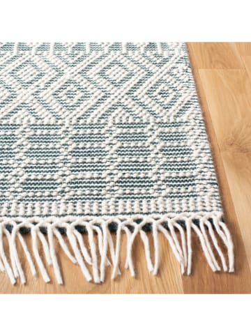 Safavieh Wełniany dywan "Natura" w kolorze turkusowo-błękitno-kremowym