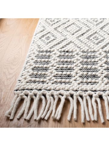 Safavieh Wełniany dywan "Natura" w kolorze czarno-kremowym