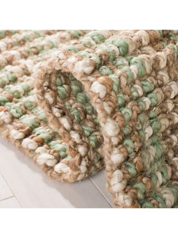 Safavieh Seegras-Teppich "Natural" in Grün/ Beige