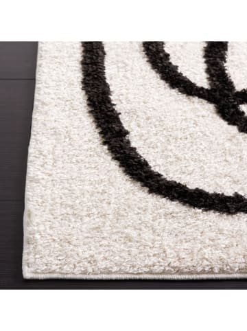 Safavieh Kurzflor-Teppich "Norway" in Weiß/ Schwarz