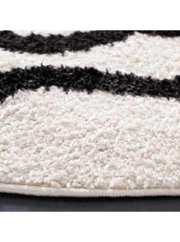Safavieh Kurzflor-Teppich "Norway" in Weiß/ Schwarz