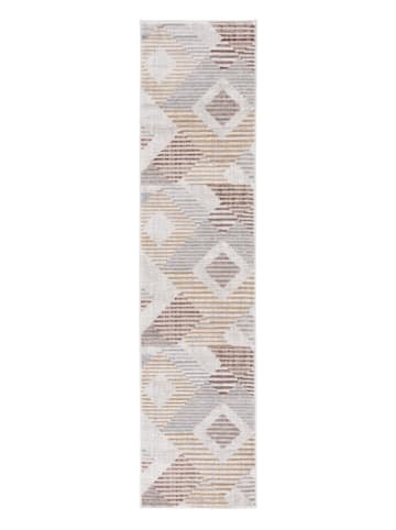 Safavieh Kurzflor-Teppich "Palma" in Hellbraun/ Grau