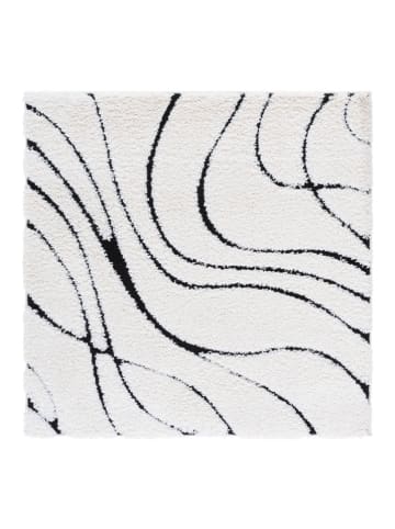 Safavieh Kurzflor-Teppich "Shag" in Schwarz/ Weiß