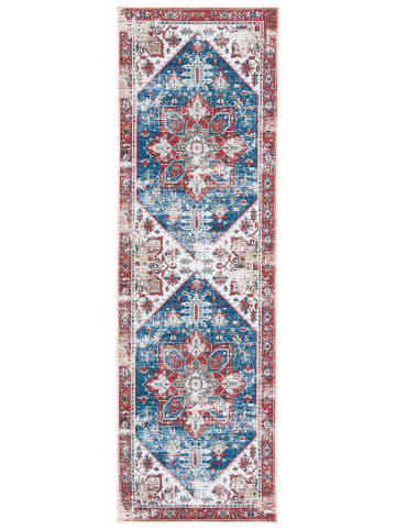 Safavieh Kurzflor-Teppich ''Tucson'' in Rot/ Blau