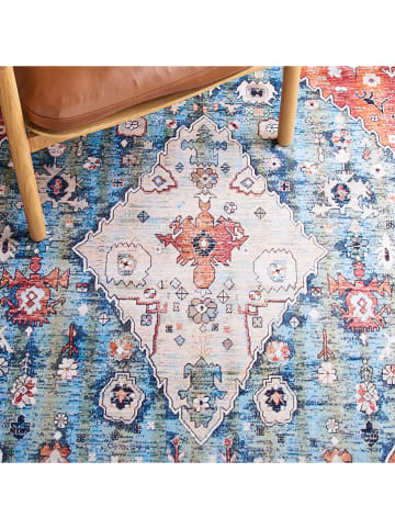 Safavieh Kurzflor-Teppich ''Tucson'' in Rot/ Blau