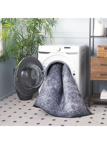 Safavieh Kurzflor-Teppich ''Tucson'' in Blau/ Blau