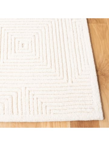 Safavieh Wełniany dywan "Textural" w kolorze kremowym