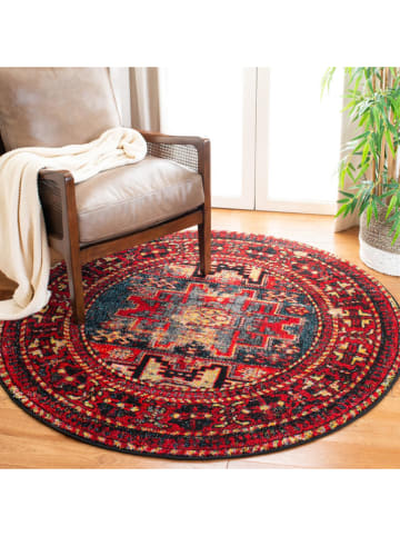 Safavieh Kurzflor-Teppich "Vinatge" in Rot/ Dunkelblau