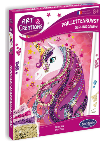 SentoSphere Creativiteitsset "Paillettenkunst Eenhoorn" - vanaf 8 jaar