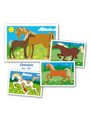 SentoSphere Creativiteitsset "Zandplaatjes - Paarden" - vanaf 4 jaar