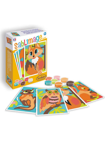 SentoSphere Creativiteitsset "Zandplaatjes Mini - Bosdieren" - vanaf 4 jaar