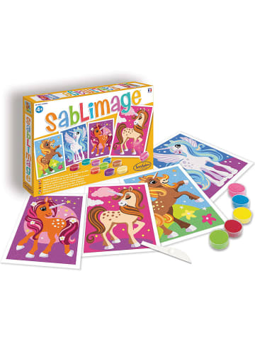 SentoSphere Creativiteitsset "Zandplaatjes - Eenhoorns" - vanaf 4 jaar