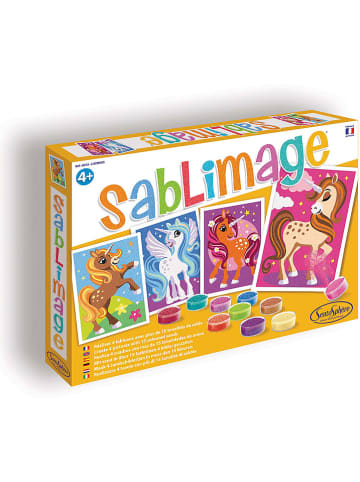 SentoSphere Creativiteitsset "Zandplaatjes - Eenhoorns" - vanaf 4 jaar