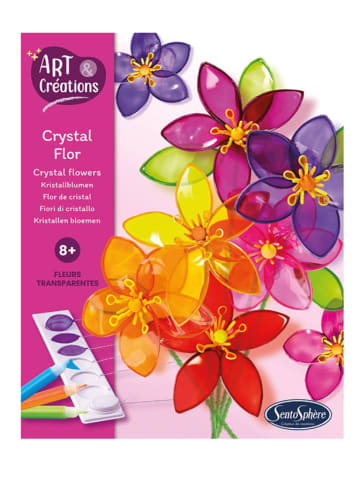 SentoSphere Zestaw do majsterkowania "Crystal flowers" - 8+