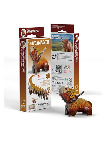 Eugy Zestaw 3D "Highland Cow" do majsterkowania - 6+