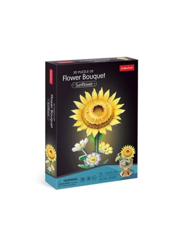CubicFun 102tlg. 3D-Puzzle "Blumentopf Sonnenblume" - ab 8 Jahren