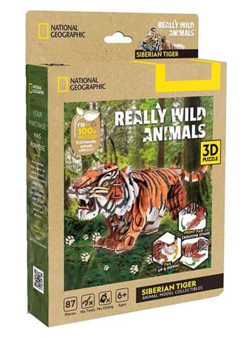 CubicFun 87tlg. 3D-Puzzle "Tiger" - ab 6 Jahren