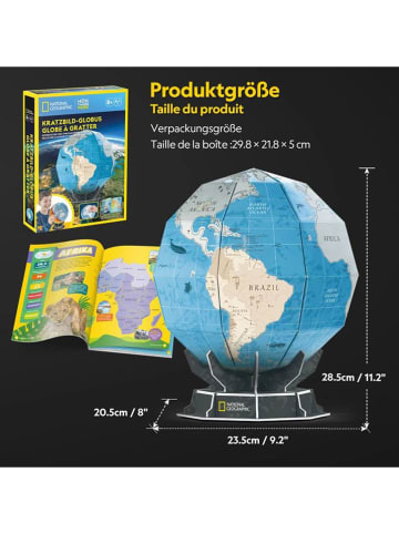 CubicFun Zestaw konstrukcyjny "Scratch-off globe" - 8+