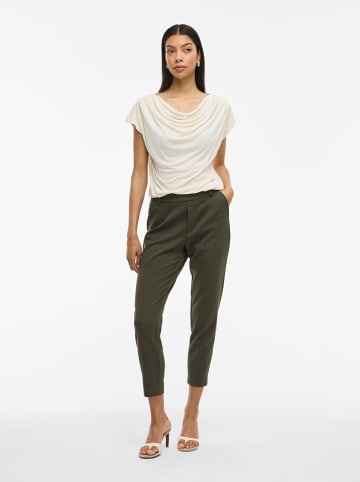 Vila Spodnie "Vivarone" w kolorze ciemnozielonym