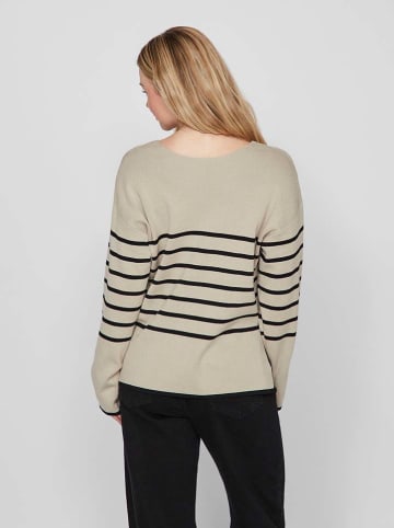 Vila Sweter w kolorze szaro-czarnym