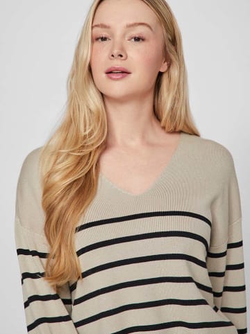 Vila Sweter w kolorze szaro-czarnym