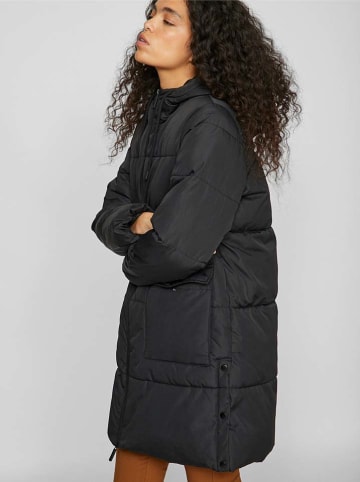 Vila Płaszcz zimowy w kolorze czarnym