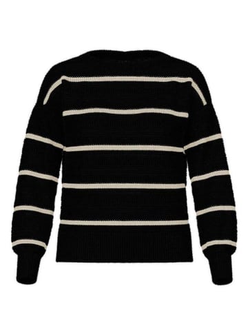 Vila Sweter w kolorze czarno-kremowym