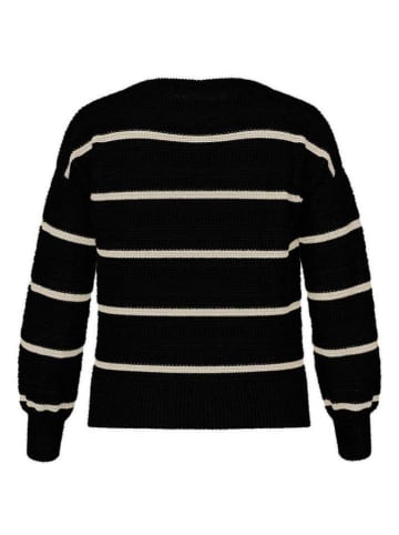 Vila Pullover in Schwarz/ Creme