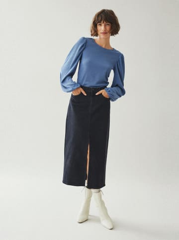 Vila Spódnica dżinsowa w kolorze czarnym