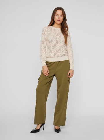 Vila Pullover in Creme