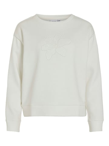 Vila Sweatshirt "Vifrieda" in Weiß