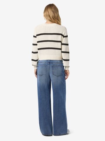 Noisy may Pullover in Creme/ Schwarz