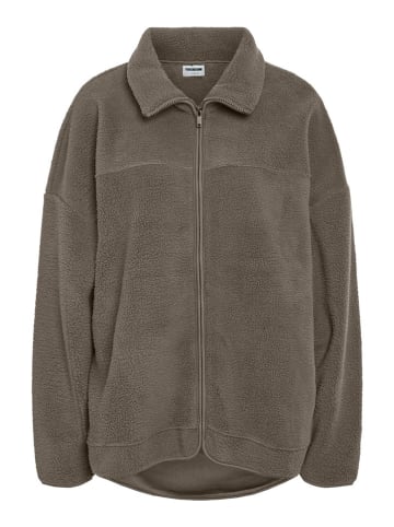 Noisy may Fleecejacke "NMCOZY" in Taupe